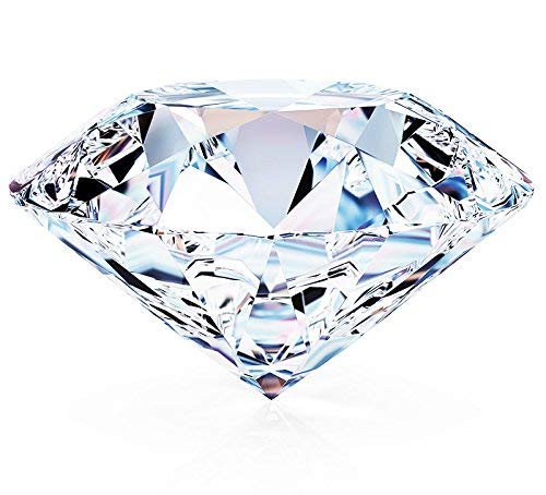 Abhinav Gems,Certified 10.25 Ratti / 9.55 Carat Natural Cubic White Zircon / American White Diamond Stone Best Quality Loose Gemstone