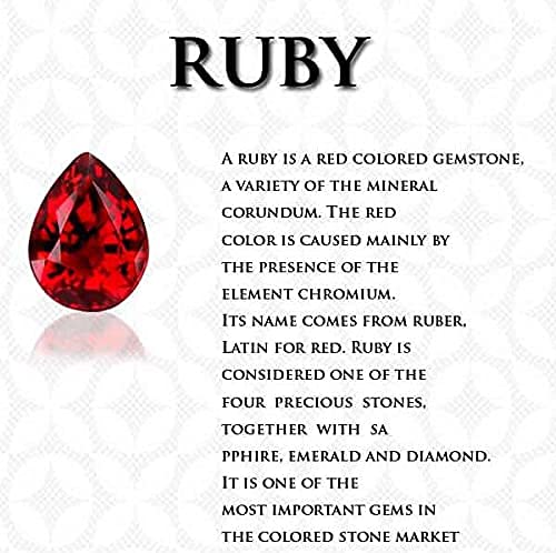 Abhinav Gems, Natural AA++ Quality Burmese Ruby Manik 10.25 Ratti Birthstone Stone Original Natural Unheated Untreatet Earth Mind Loose Gemstone with Lab Certified Report