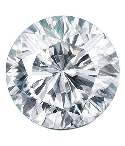 Abhinav Gems,Certified 10.25 Ratti / 9.55 Carat Natural Cubic White Zircon / American White Diamond Stone Best Quality Loose Gemstone