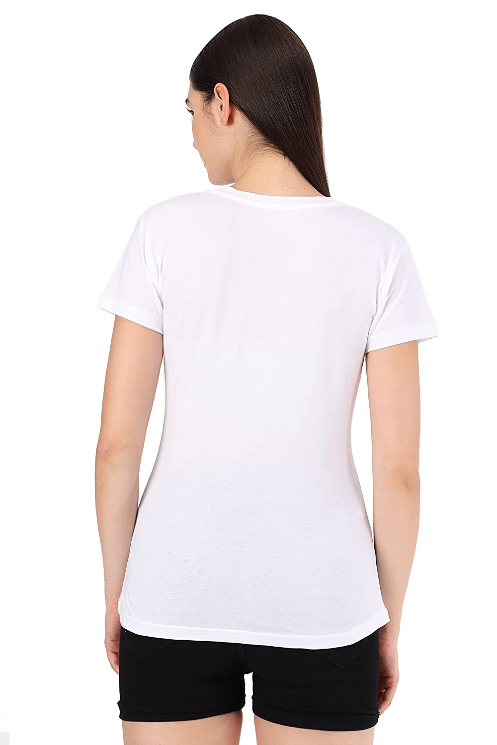 Fflirtygo Women's Cotton Patrotic Series Printed Stylish T-Shirt for Women Casual Wear/Sportswear Vande Mataram Printed T-Shirt