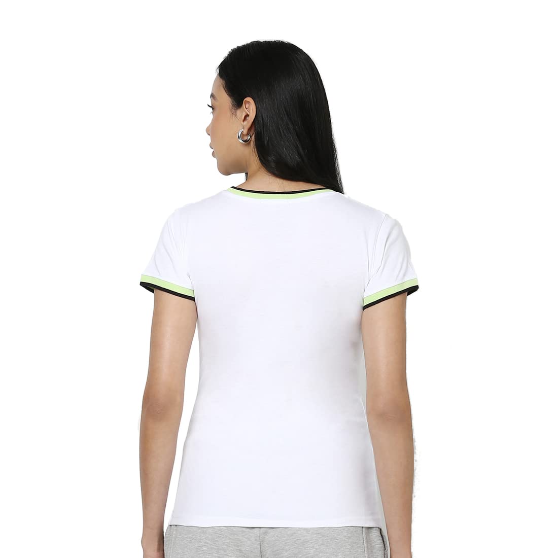 Bewakoof Women Plain Solid Half Sleeve Round Neck T-Shirt