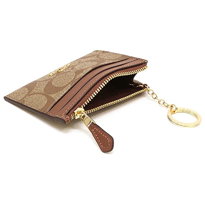 Vintage Coach Mini Skinny ID Card Case Coin Wallet With 